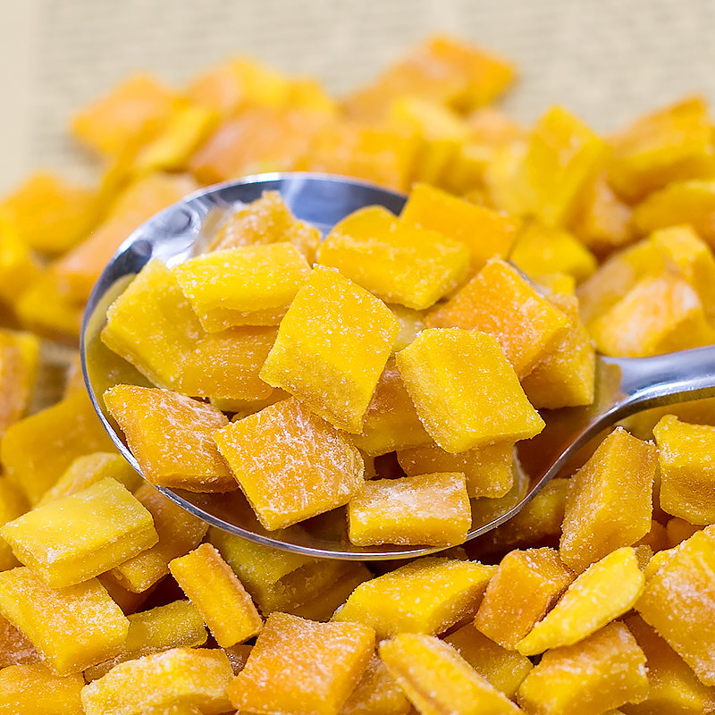 烘焙芒果丁碎粒500g散装休闲芒果干 臻好恰芒果干