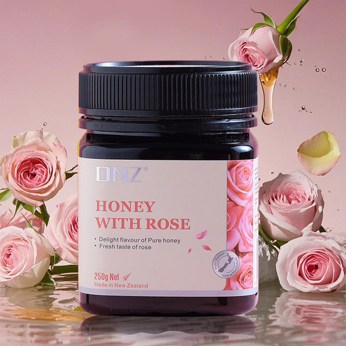 DNZ新西兰原装进口 玫瑰蜜膏250g 节日送礼伴手礼物 - 图0