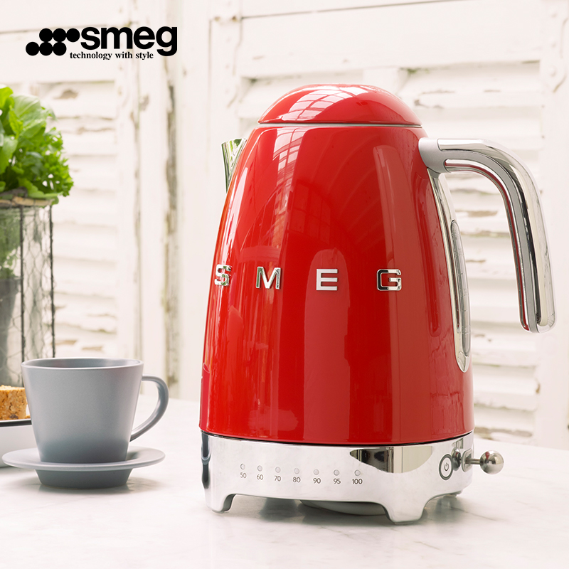 【咨询抢惊喜】SMEG/斯麦格 电热水壶复古家用保温一体7段控温 - 图0