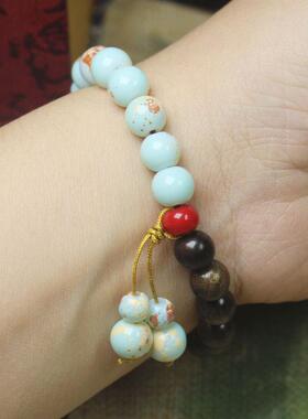 2026沉贵宝8mm手串手链简约琉璃款 男女民族风复古饰品佛珠念珠