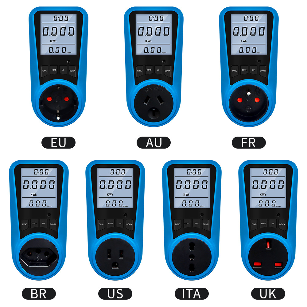 数字电式流表交流电能表时间瓦特电能功率计AC230 V50Hz计费器 - 图3