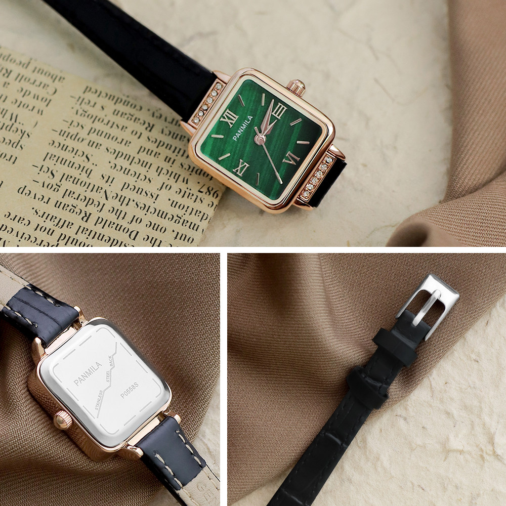 女轻奢小众女士小巧精致复古手表 番米拉国产腕表