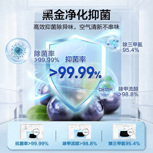 惊喜特惠】海尔冷柜电冰箱342L家用法式473L四开门统帅一级 - 图2