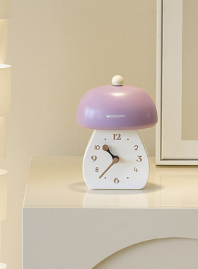 WOZOOM屋准家用轻奢钟表坐式玄关客厅创意简约座钟桌面摆件装饰品