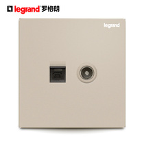 High-end l language Gc Lang switch Roof panel Classic Golden Telephone TV Interlude Cable Signal Socket 8 Extravagant