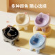 Cat bowl ceramic cute anti-black chin slanted mouth protects the cervical spine and is not easy to knock over cat rice bowl pet dog bowl dog basin