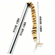 Cat toy tiger pattern cat funny stick long pole with bell kitten teeth grinding and bite resistant funny cat toy cat physical consumption supplies