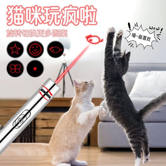 Digital display laser pointer cat toy self-pleasure and boredom relief artifact