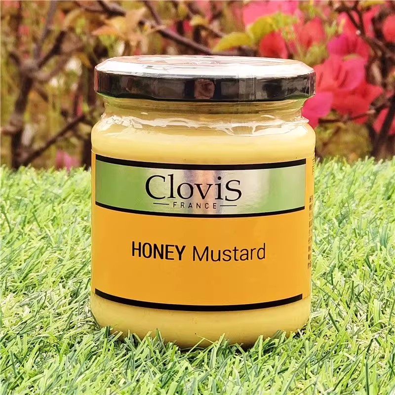 Clovis高洛蜂蜜芥末调味酱200g法国进口 Honey Mustard复合调味酱-图0