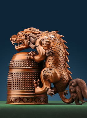 纯紫铜吉祥物摆件客厅公司装饰品