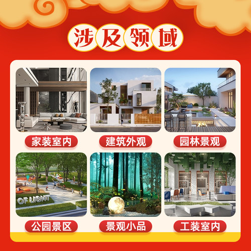 园林景观花镜境植物配置地被花丛花草花卉草花组团搭配SU模型CAD - 图3