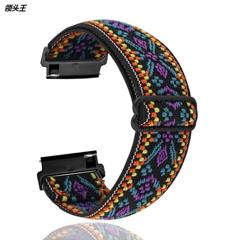 适用华为huawei Watch2 GT2E手表带42mm46mm编织弹力尼龙表带厂家