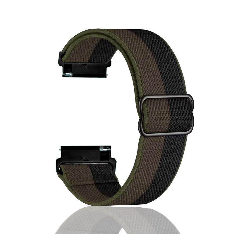 适用华为huawei Watch2 GT2E手表带42mm46mm编织弹力尼龙表带厂家