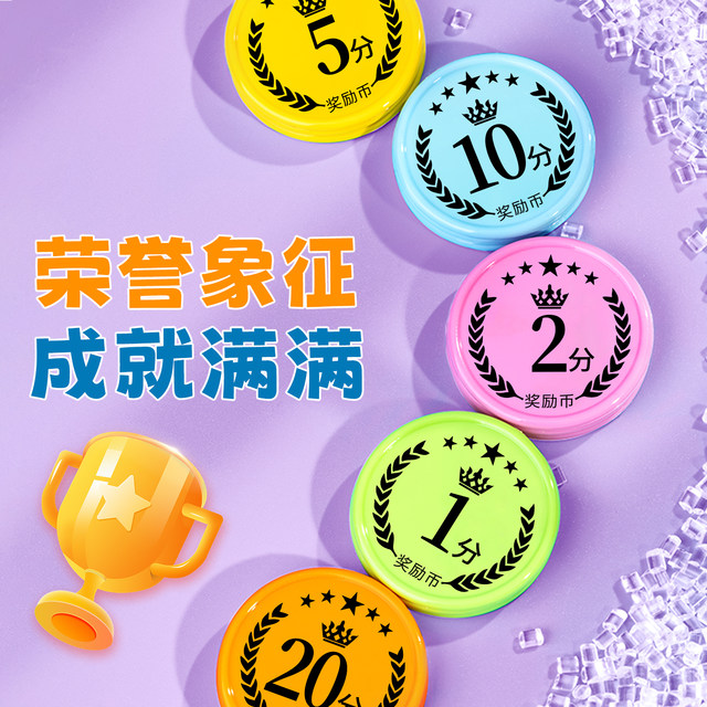 Children's Rewards Coin Points Card Kindergarten Points Coin