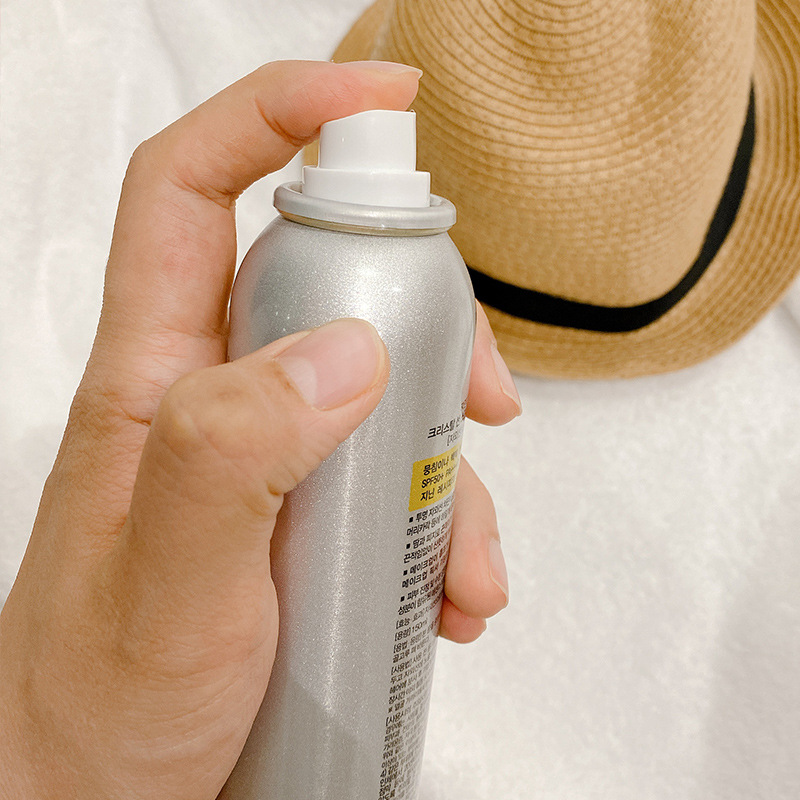 。。。水晶防晒喷雾50ml/180ml女生男士全身国产版清爽男女学生军 - 图0
