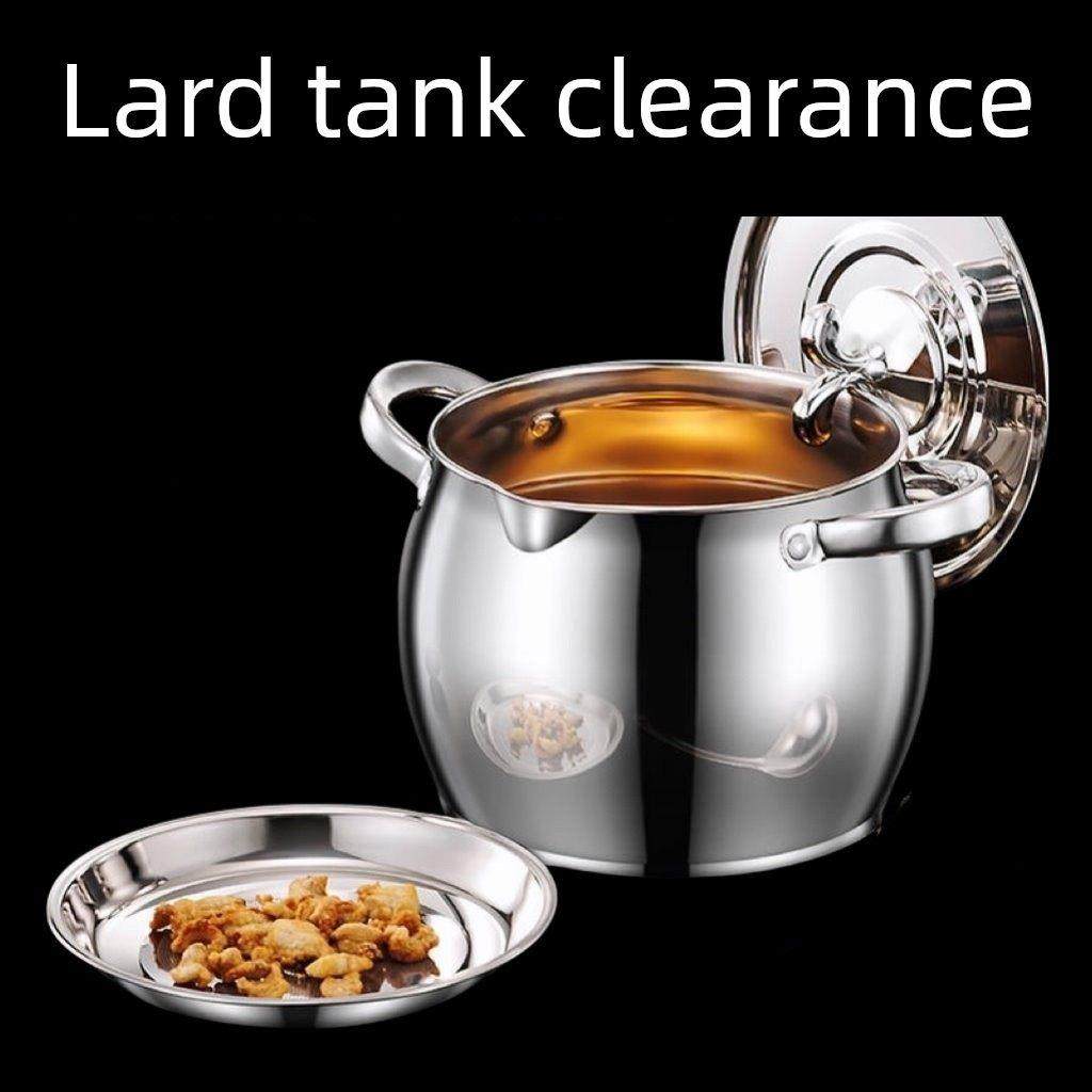 大卖不锈钢猪油罐，带盖和过滤猪油桶，双耳猪油锅，家用耐高温耐,淘宝优惠券,粉丝福利购,淘宝优惠卷