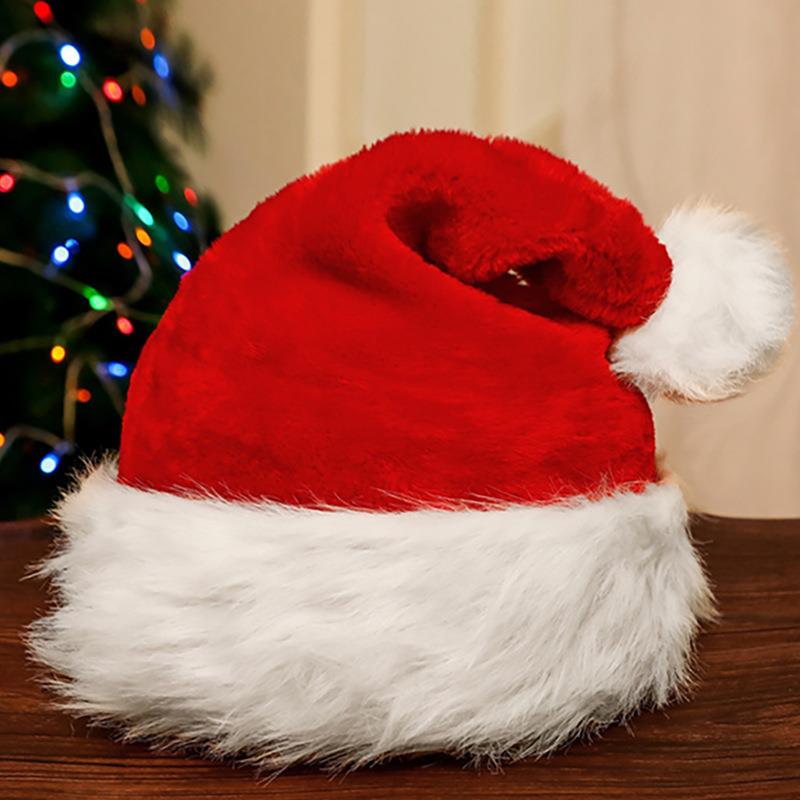 圣诞帽儿童成人小鹿雪人圣诞老人无纺布帽派对晚会表演装饰装扮帽 - 图0