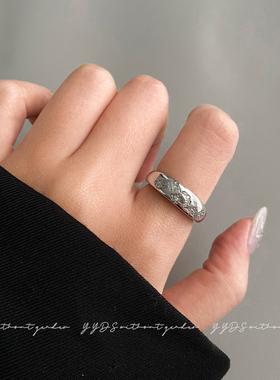 YYDS丨精致星芒素圈戒指