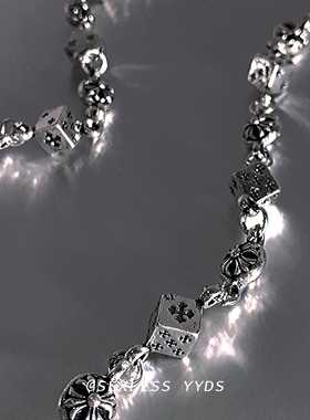 玩弄时光！复古骰子项链女男款潮