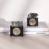 TSHOMX Ретро высококачественная высококлассная зажигалка на керосине, делается под заказ, подарок на день рождения