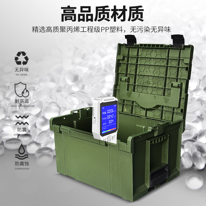 塑料五金车载露营手提多功能收纳盒汽车修工业级堆叠组合式工具箱 - 图0