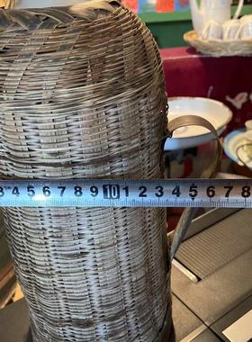 外壳手工家用茶壶竹编老式