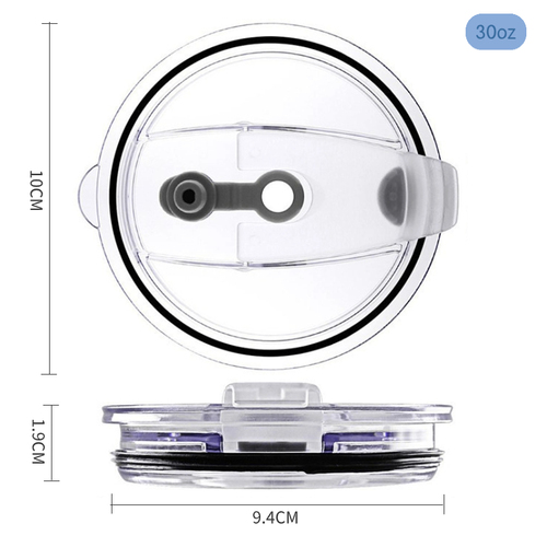 【30oz冰霸杯单配杯盖】不锈钢冰霸杯盖子配件10CM冰霸杯杯盖吸管