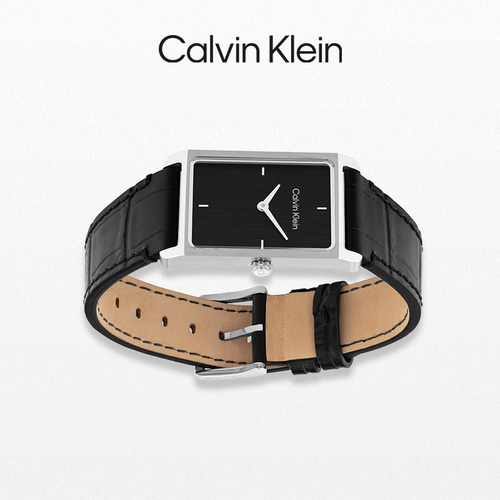 【秋冬新品】CalvinKlein官方正品CK手表绅士方表男士石英表腕表 - 图2