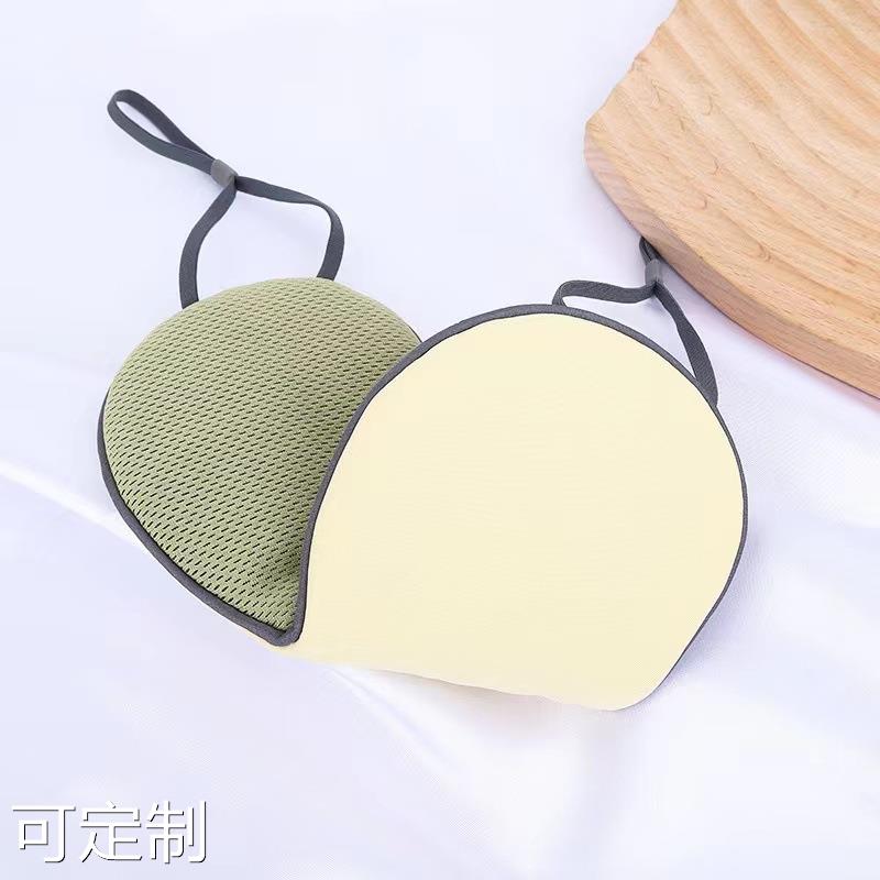 简约双面温凉眼罩办公室透气睡眠眼罩男女通用旅行遮光罩
