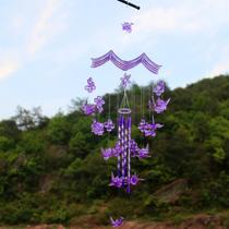 Creative Imitation Crystal Love Wind Bells Metal Children Hanging Accessories Bedroom balcony decorated with male and female students day gifts