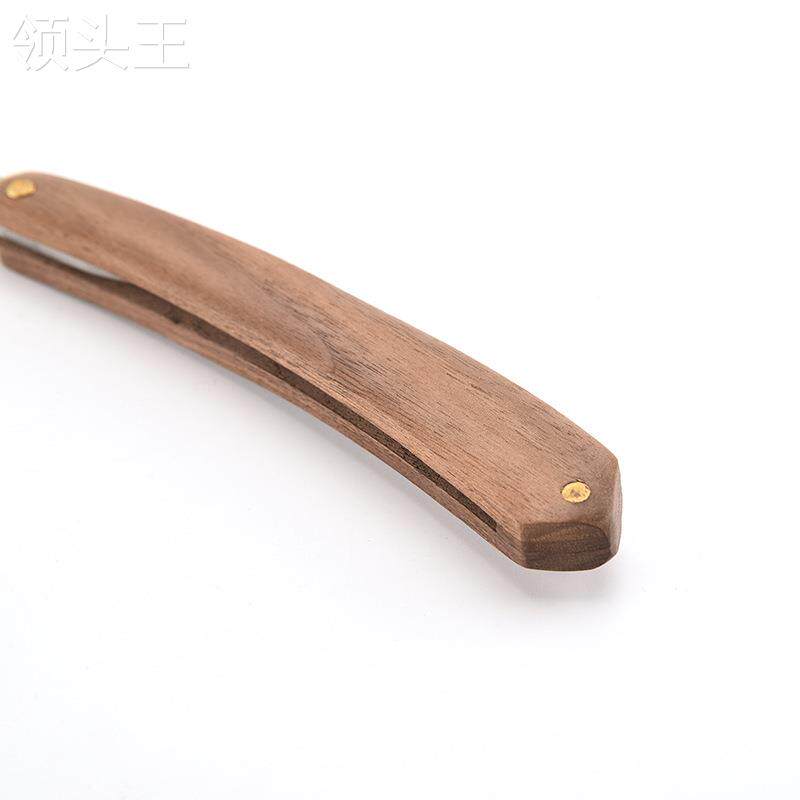 现货不锈钢老式美容美发用品刮胡刀 粤仙味剃须刀