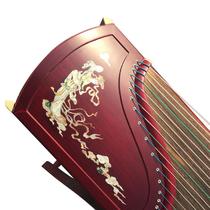 Yangzhou Guzheng Manufacturer Direct Sales Guzheng Red Wood Bay Sculpture Change Moon Professional Play Guzheng Special Price Mixed Batch