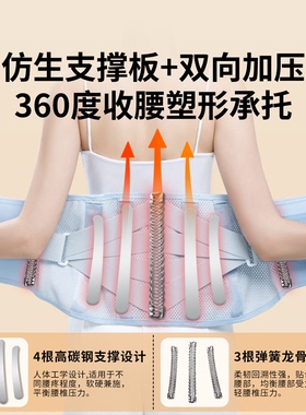妙界N5热敷护腰带塑形通用腰腹按摩保暖艾草加热支撑腰托暖宫腰带