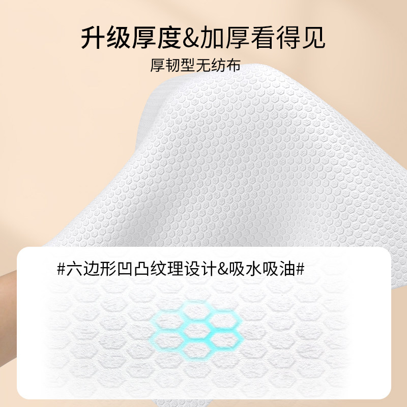 可福厨房可水洗洗碗巾干湿两用吸油纸吸水纸懒人抹布一次性清洁布,淘宝优惠券,粉丝福利购,淘宝优惠卷