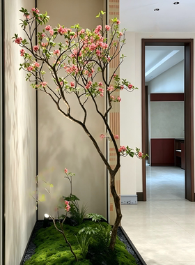 高端会所景观装饰大型海岛春花
