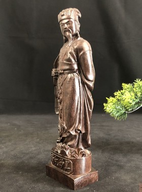 毛主席办公室摆件诸葛亮实木家用