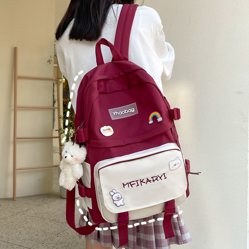 女初中生中学生小学生三到六双肩包 唐誉双肩背包