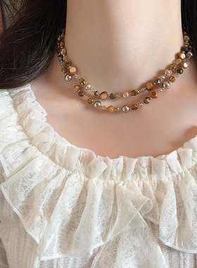 2025新款美拉德复古虎眼石