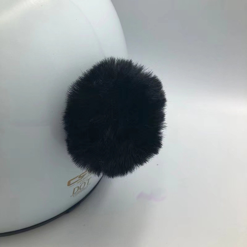 头盔装饰品毛球猫耳朵仿真尾巴摩托电动车女骑士机车滑雪配件,淘宝优惠券,粉丝福利购,淘宝优惠卷