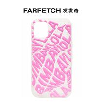 Ms. Bimba y Lola Ms. Iphone 11 logo embossed transparent mobile phone shell FARFETCH Fat Chic