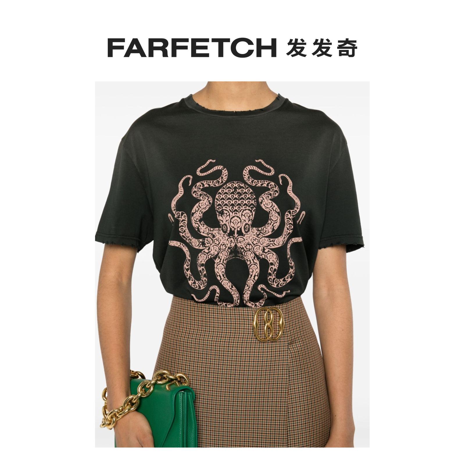 Etro女士图案印花棉T恤FARFETCH发发奇 - 图3