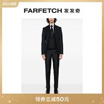 REVERES 1949 mens single row buckle jacquard suit suit FARFETCH hair chic