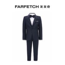 Moustache Child Clothing Bright Sheet Gold Scallion Side Decorated Suit Suit (Four Fitting) FARFETCH Fat Chic