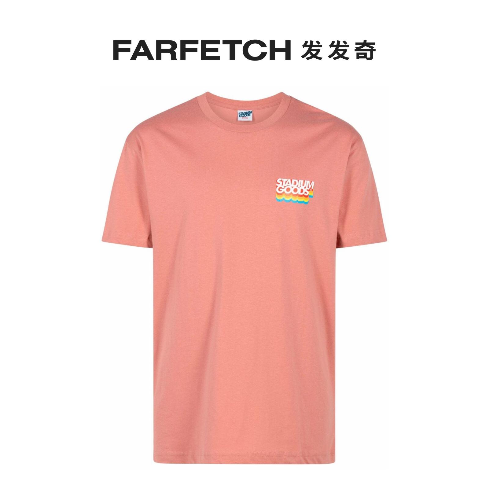 Stadium Goods男女通用Gradient logo 棉T恤FARFETCH发发奇 - 图0