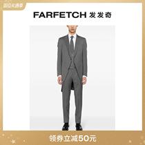 Canali mens single row of buttoned wool suits FARFETCH Fat Chic