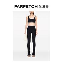 Off-White lady logo bottom circumference Short jacket FARFETCH Fat Chic