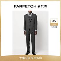Canali Men Textured Effect Single Row Buttoned Suit Suit FARFETCH Hair Chic