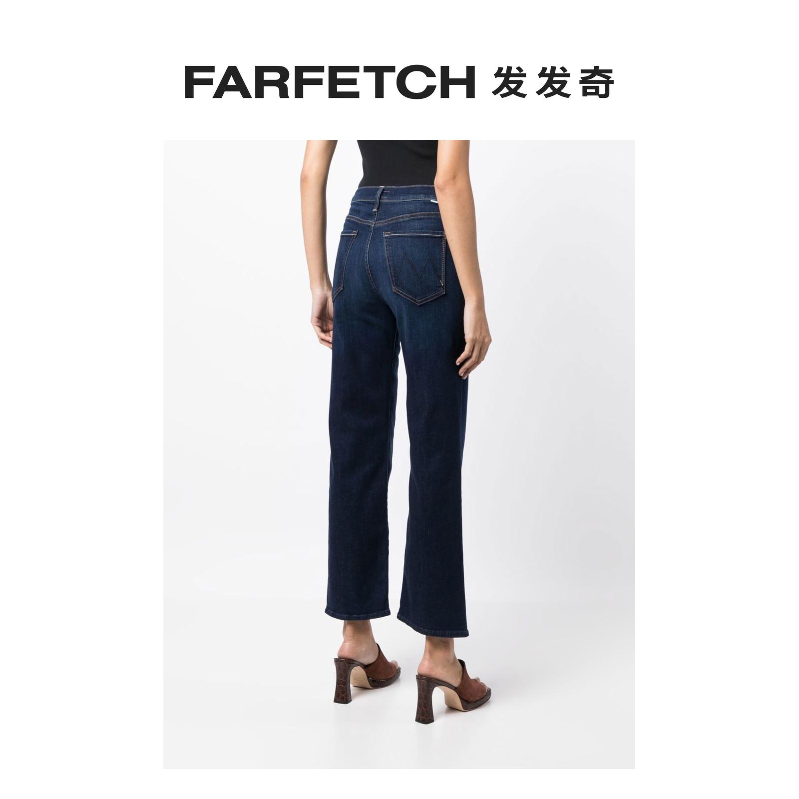 Mother女士高腰微喇牛仔裤FARFETCH发发奇-图2