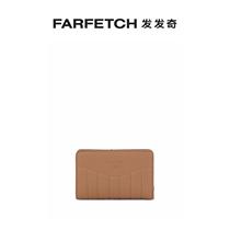 LANCEL Ladies logo concave embossed cortex wallet FARFETCH Fat Chic