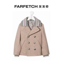 Brunello Cucinelli childrens contraption collar double-row buttoned jacket FARFECH hair chic